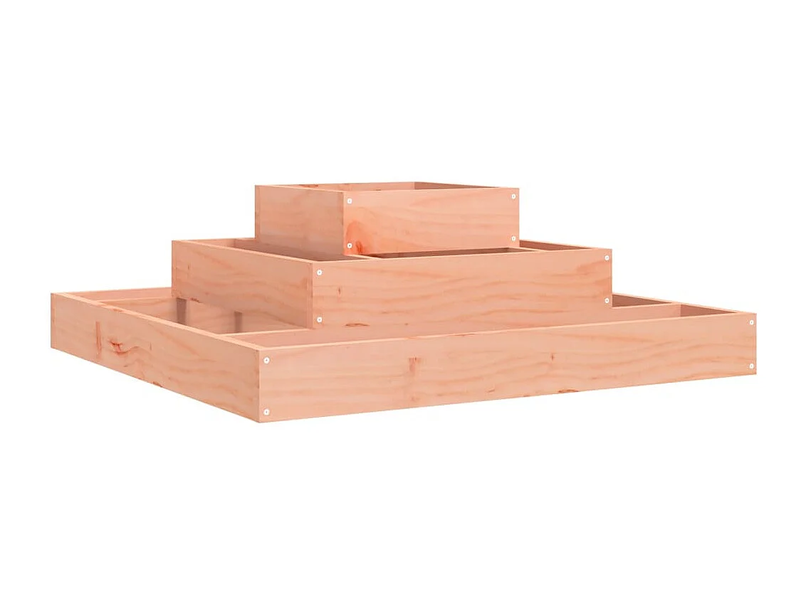 Jardinera 80x80x27 cm Madera maciza de abeto Douglas