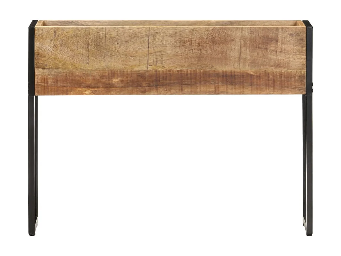 Jardinière 90x20x68 cm Bois de manguier brut