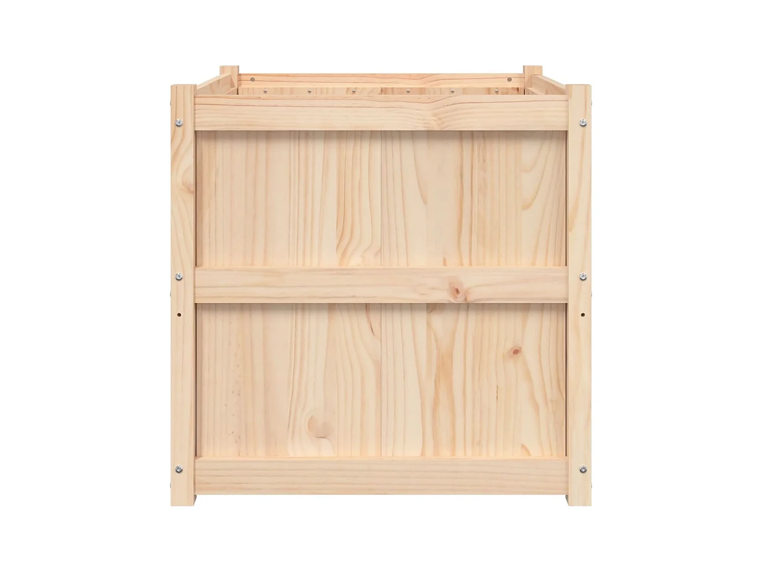 Buitenbloembak 70x70x70 cm massief grenenhout