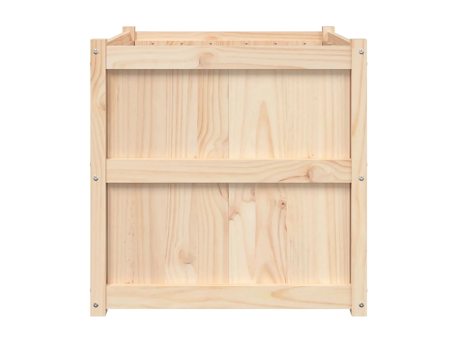 Buitenbloembak 70x70x70 cm massief grenenhout