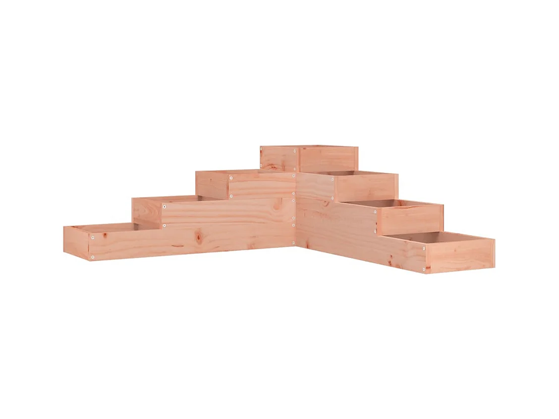 Jardinière 4 niveaux 106x104,5x36 cm bois de douglas massif