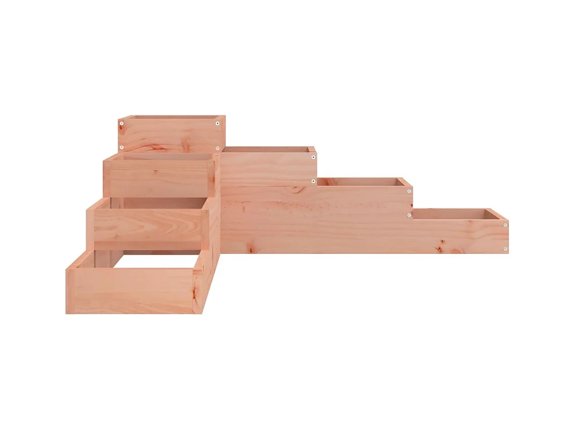Jardinière 4 niveaux 106x104,5x36 cm bois de douglas massif