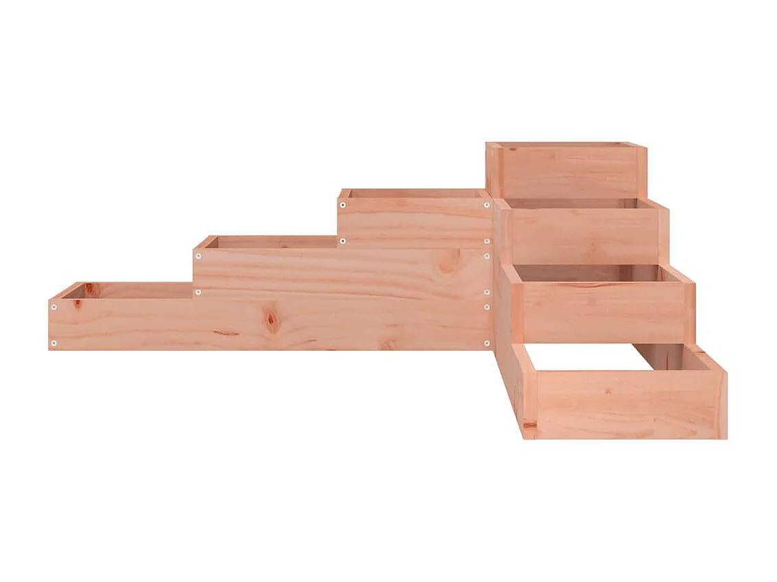 Jardinière 4 niveaux 106x104,5x36 cm bois de douglas massif