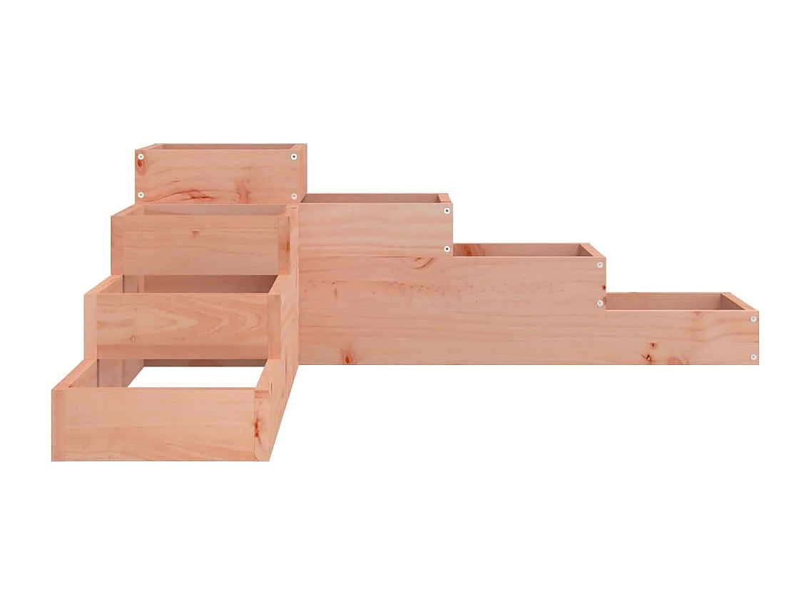 Jardinière 4 niveaux 106x104,5x36 cm bois de douglas massif