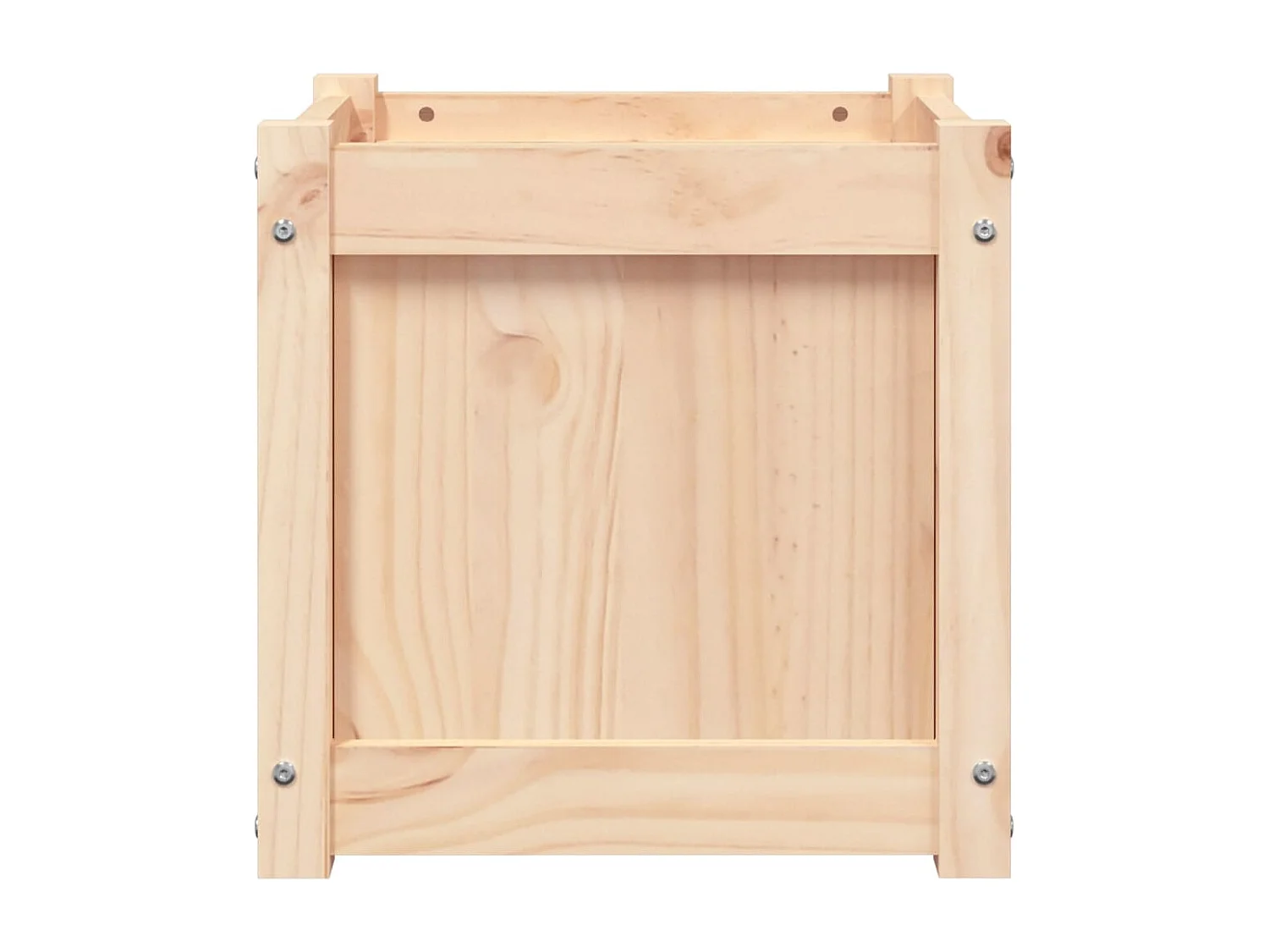 Jardinière 40x40x40 cm bois de pin massif