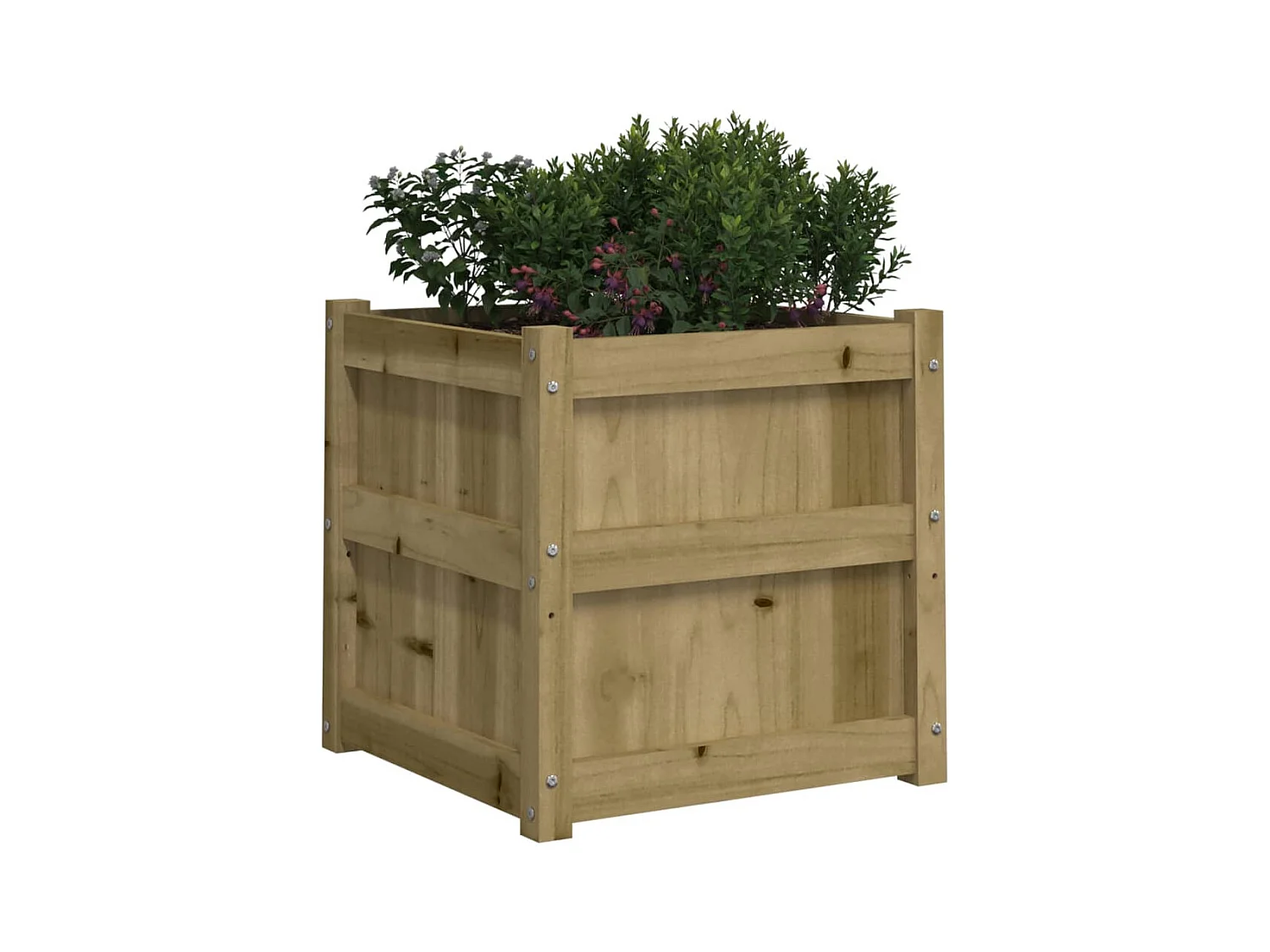 Jardinières 2 pcs bois de pin imprégné