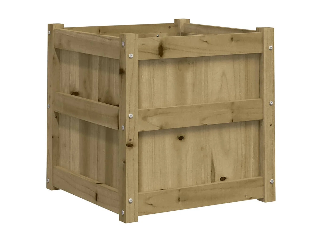 Jardinières 2 pcs bois de pin imprégné