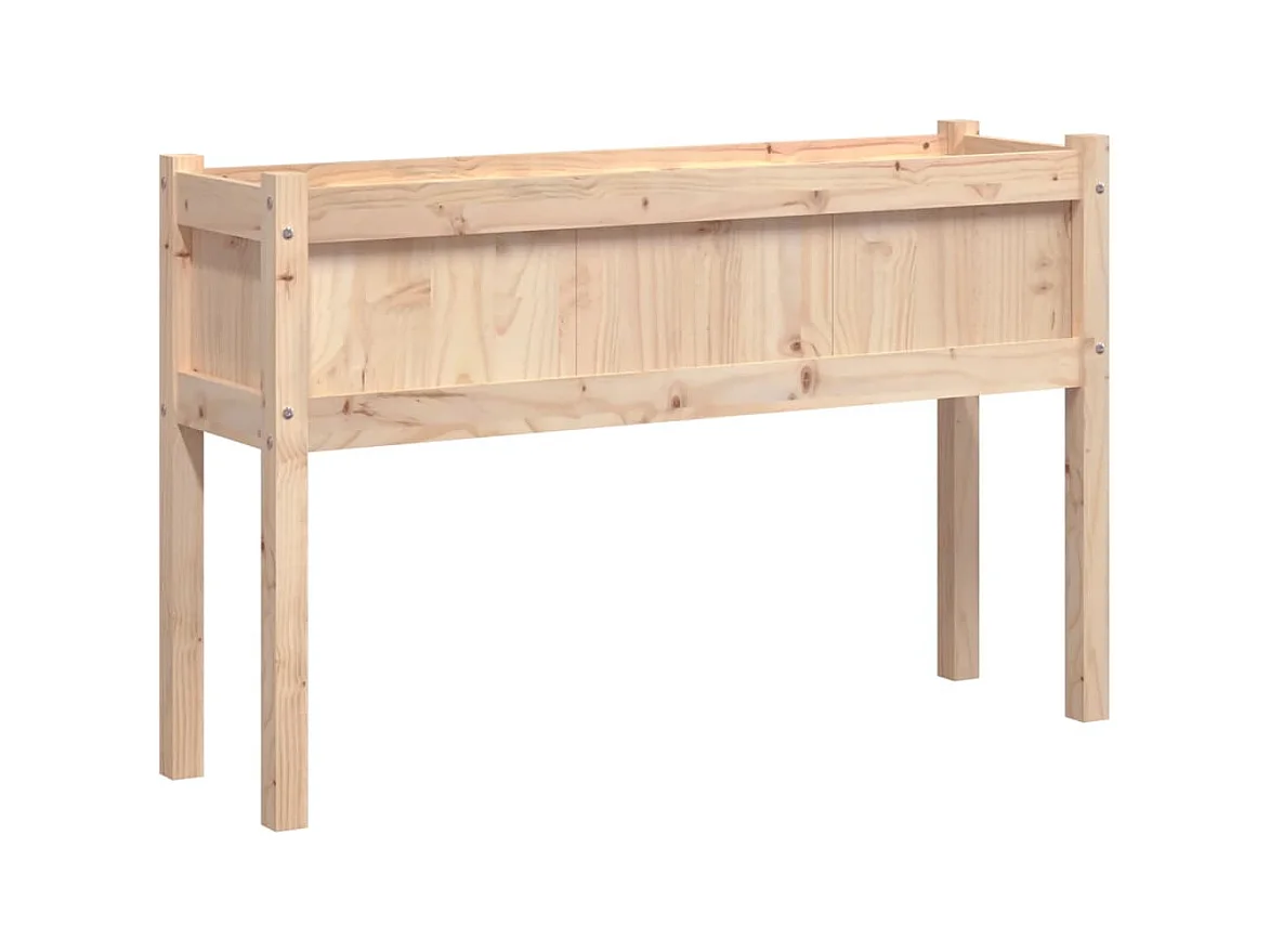 fioriere con gambe in legno massello di pino