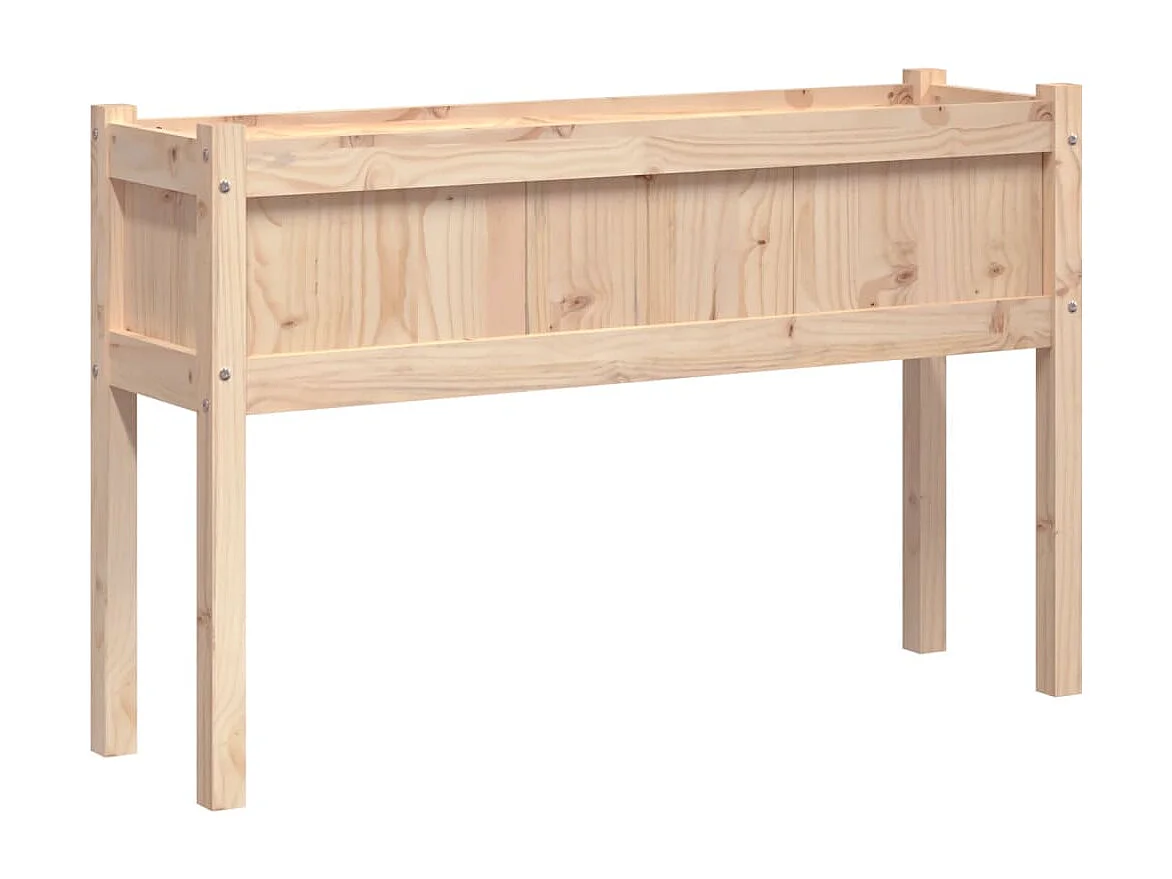 jardineras con patas de madera maciza de pino