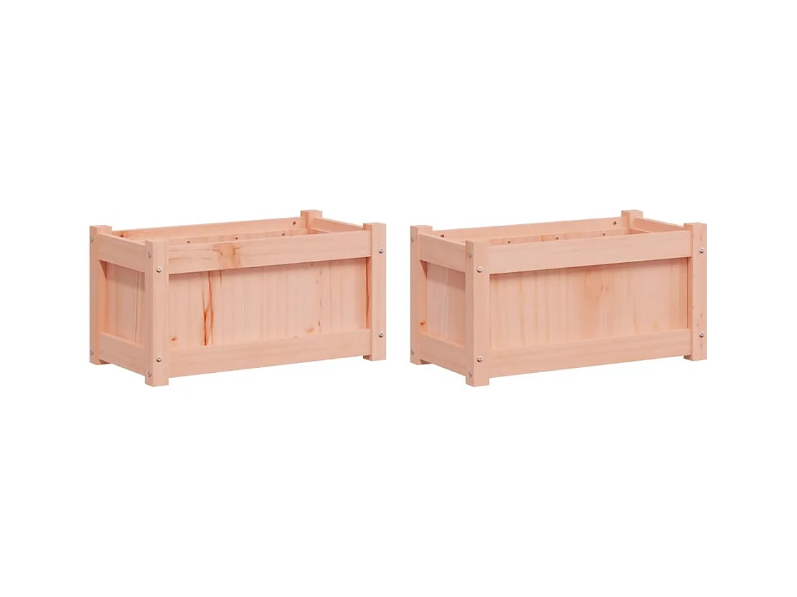 Jardinières 2 pcs bois massif douglas
