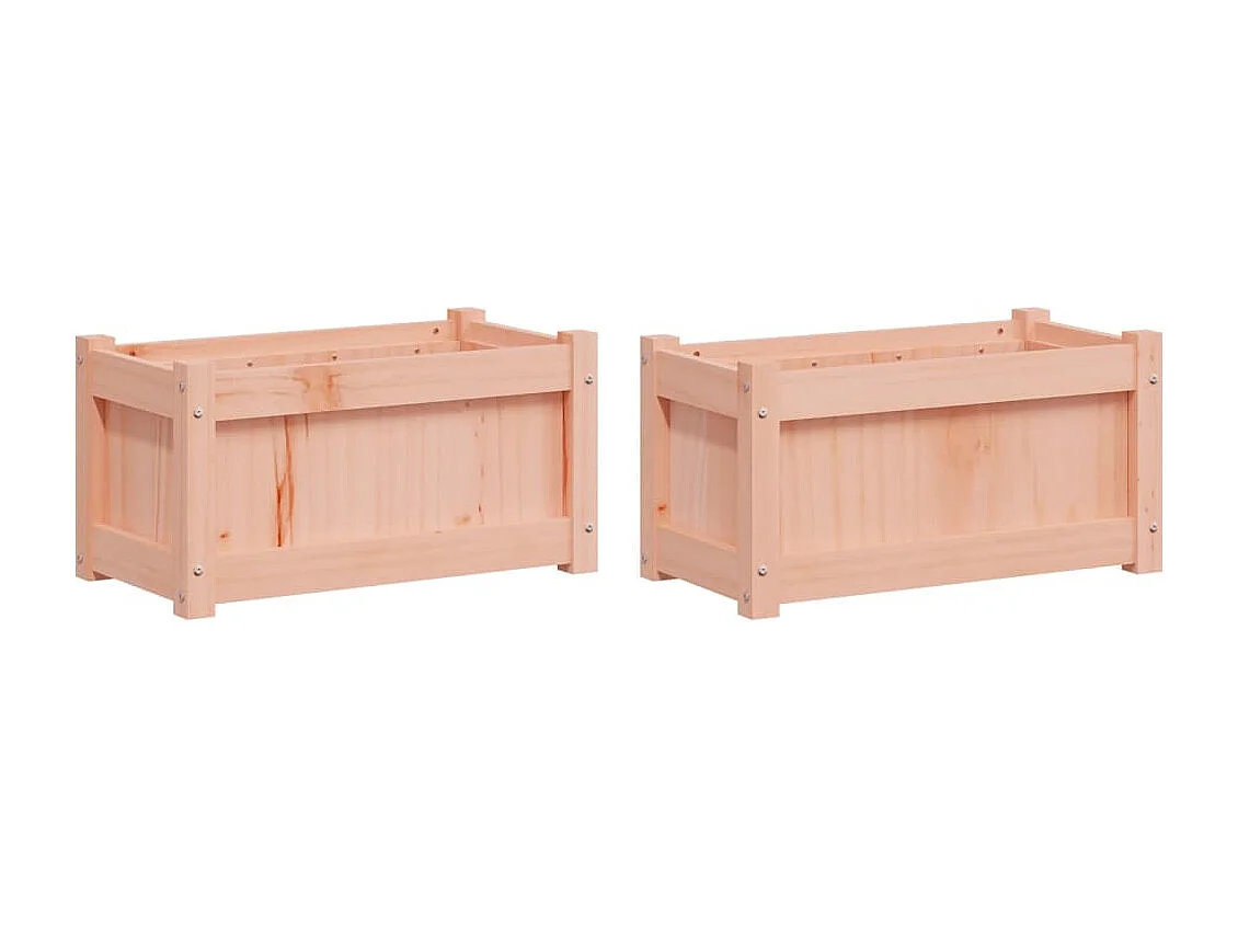 Jardinières 2 pcs bois massif douglas