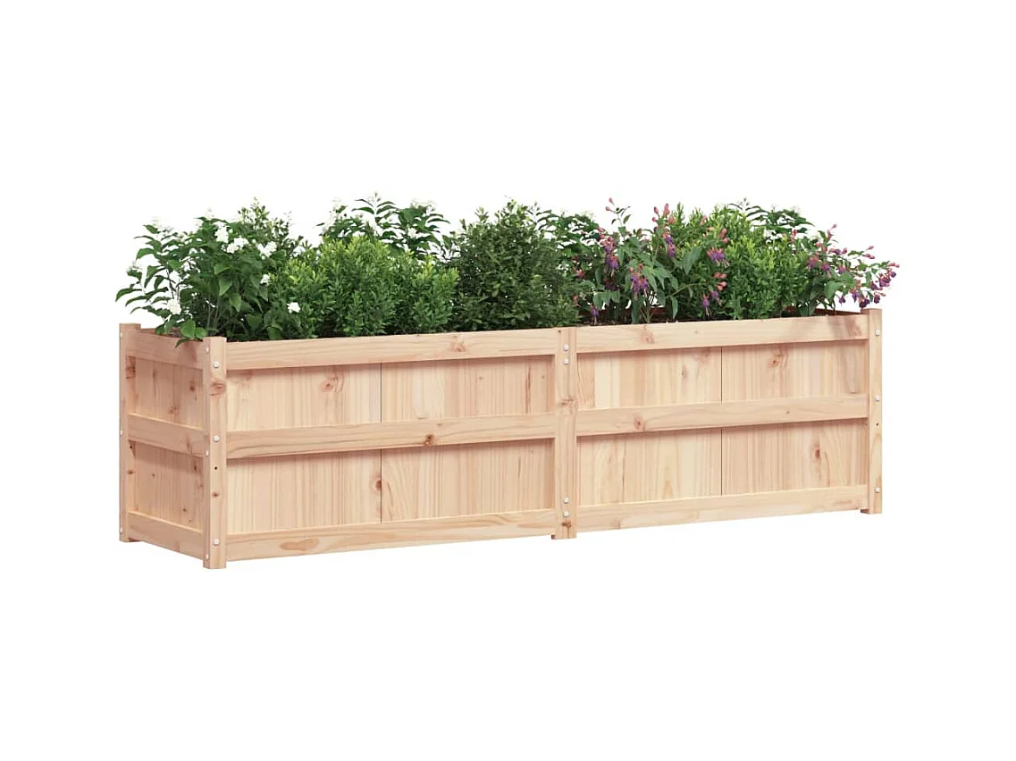 Plantenbak 180x50x50 cm massief grenenhout