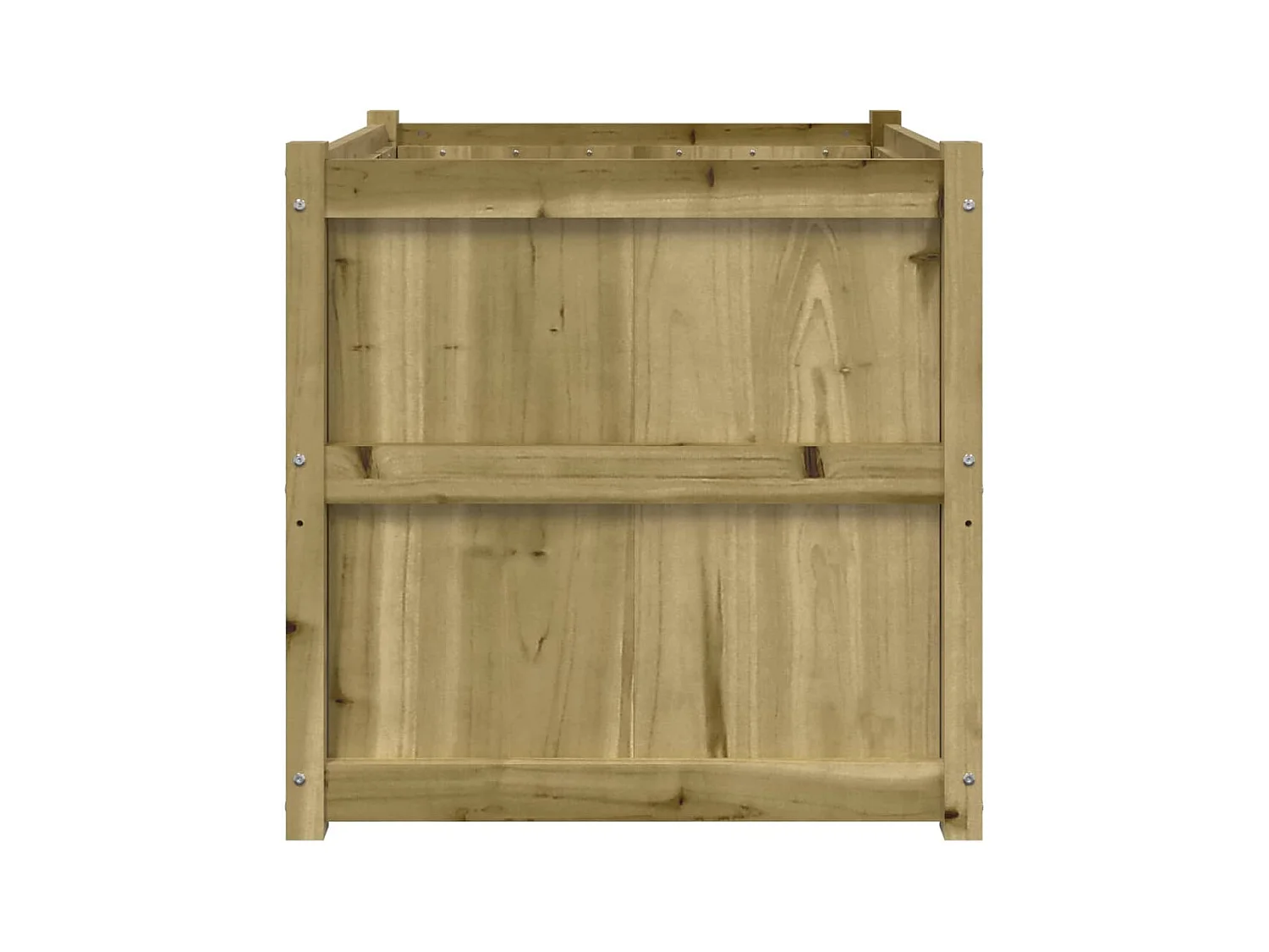 Jardinière d'extérieur 70x70x70 cm bois de pin imprégné