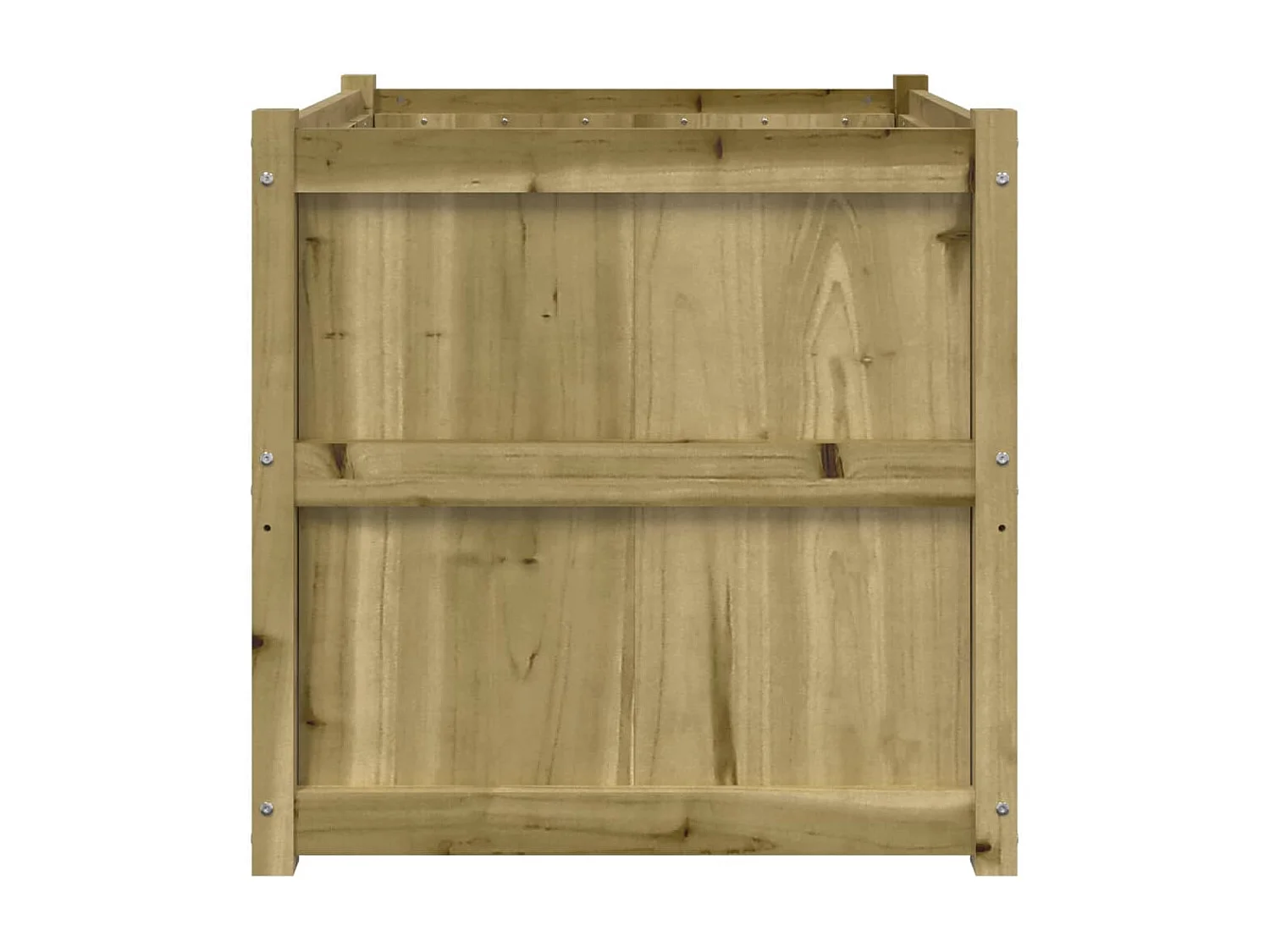 Jardinière d'extérieur 70x70x70 cm bois de pin imprégné