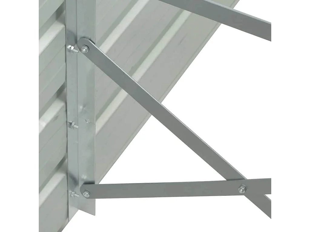 Jardinière 320x40x77 cm Acier galvanisé Anthracite