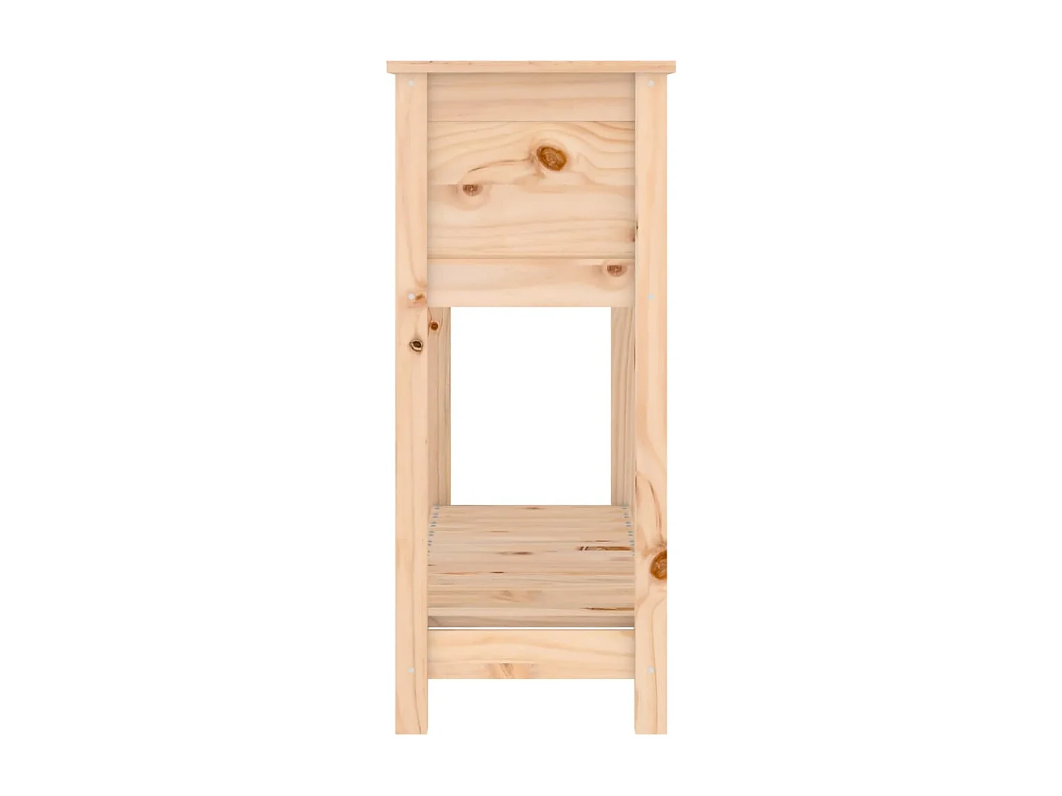 Jardinière avec étagère 111,5x34,5x81 cm Bois massif de pin