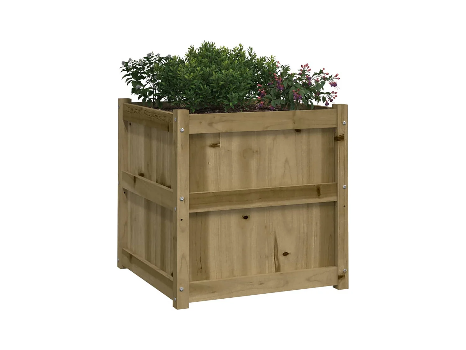 Jardinières 2 pcs bois de pin imprégné