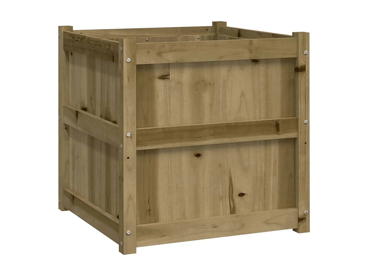 Jardinières 2 pcs bois de pin imprégné