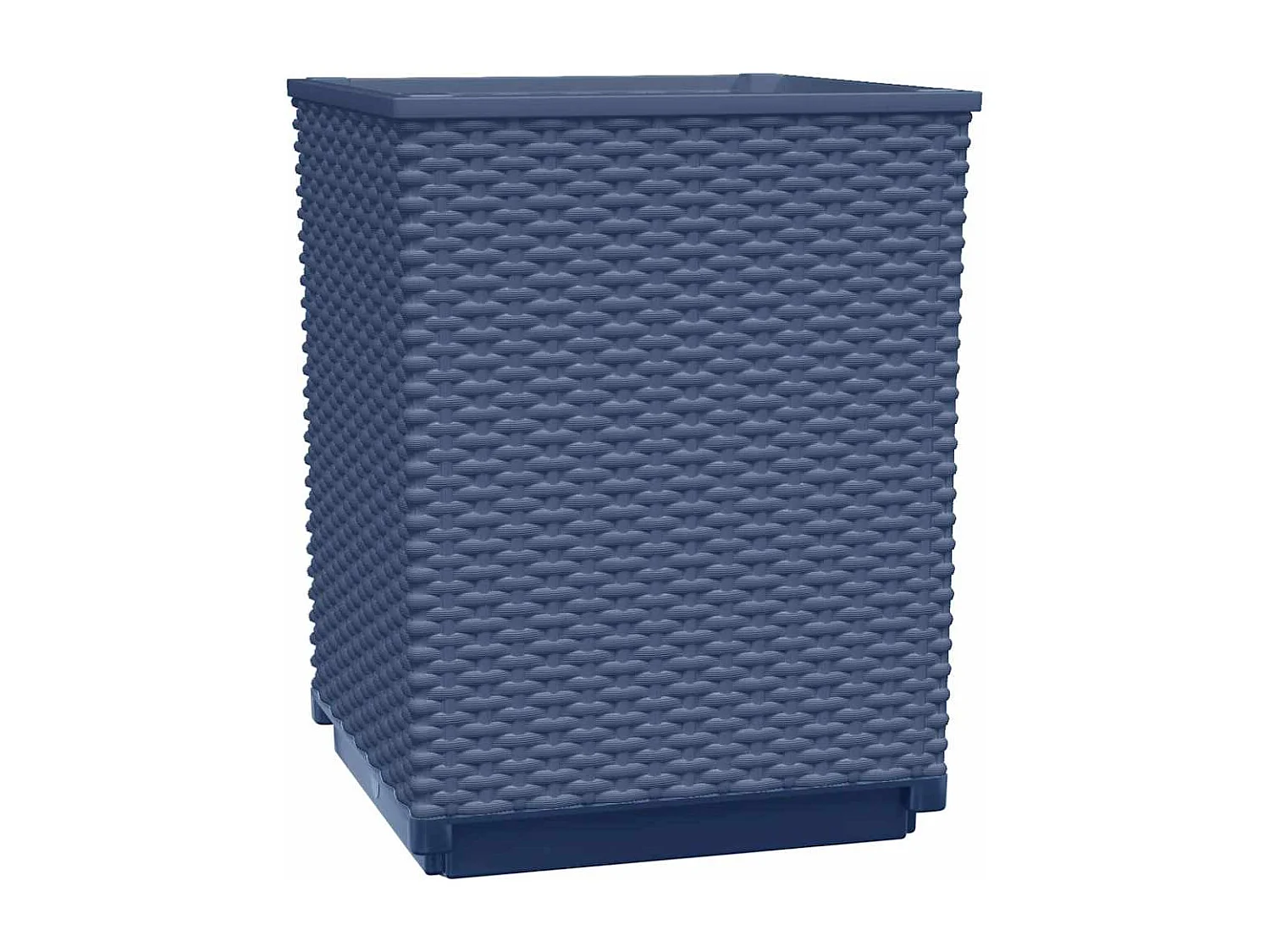 Jardinières 2 pcs bleu gris 30x30x37 cm polypropylène