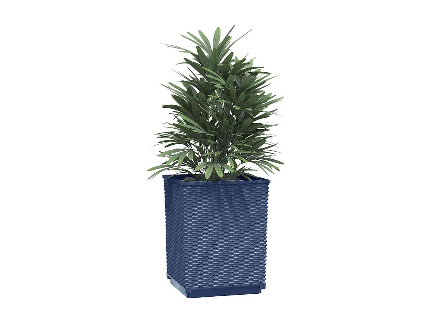 Jardinières 2 pcs bleu gris 30x30x37 cm polypropylène