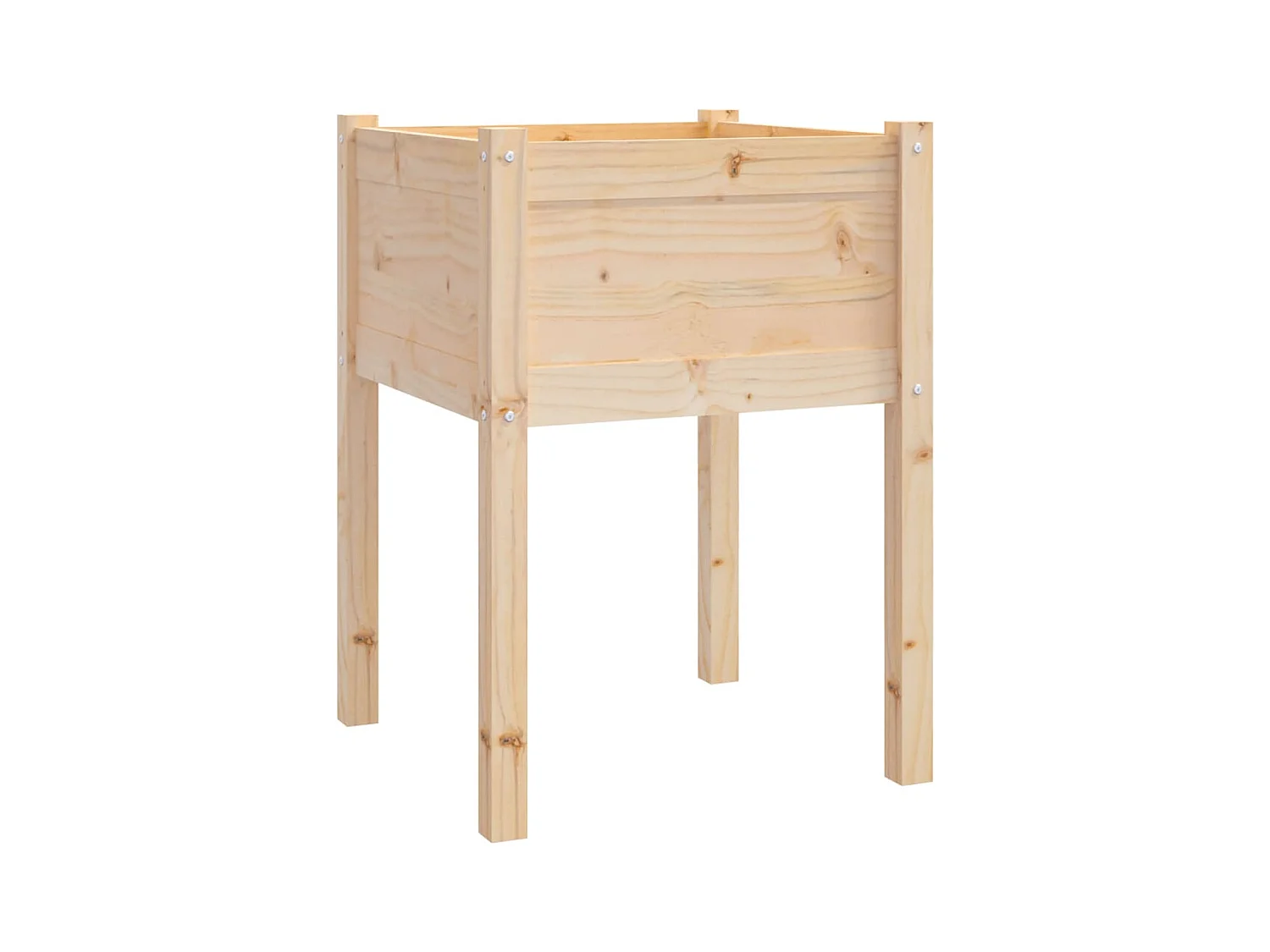 Jardinières d'extérieur 2 pcs 50x50x70 cm bois de pin massif