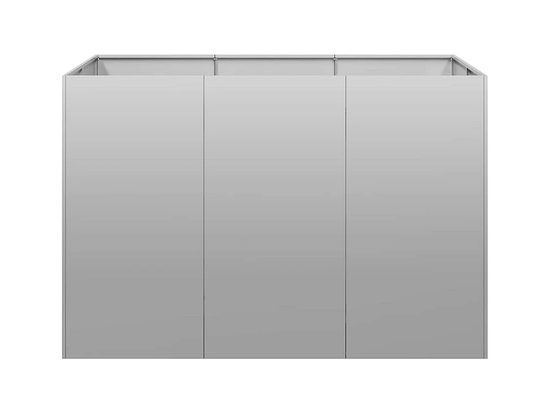 Pflanzkübel 120x80x80 cm verzinkter Stahl