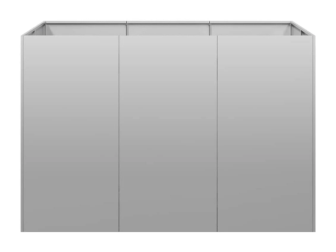 Pflanzkübel 120x80x80 cm verzinkter Stahl