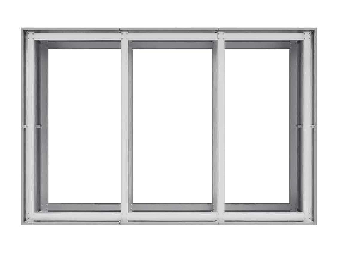 Pflanzkübel 120x80x80 cm verzinkter Stahl