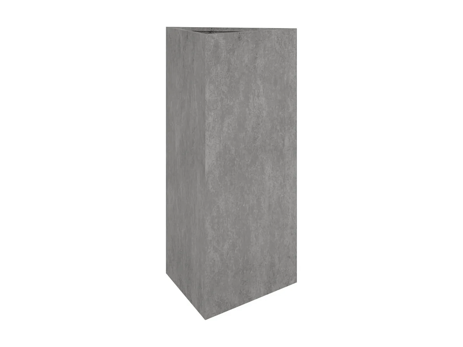 Fioriera 40x34,5x75 cm in acciaio corten