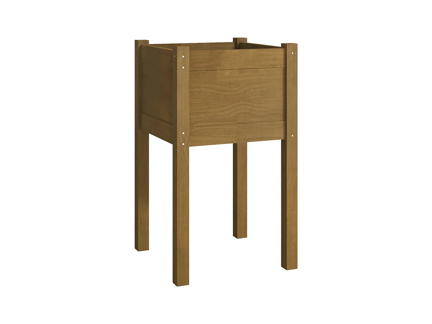 Jardinière d'extérieur Marron miel 40x40x70 cm Pin massif