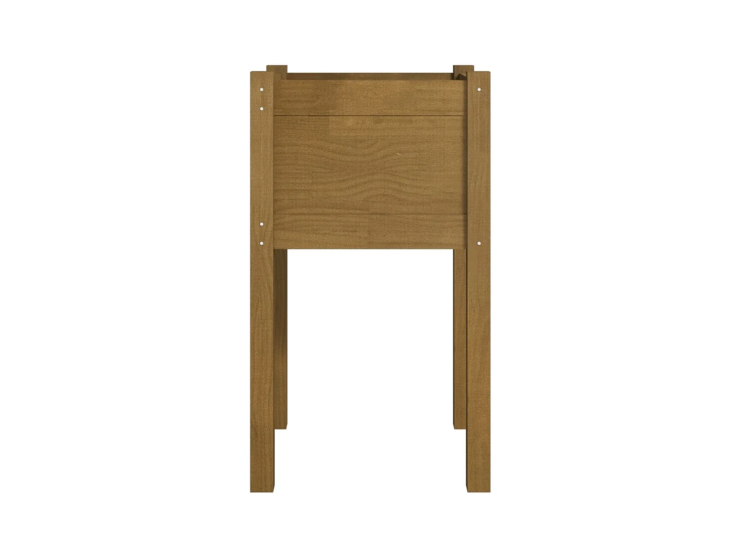 Jardinière d'extérieur Marron miel 40x40x70 cm Pin massif