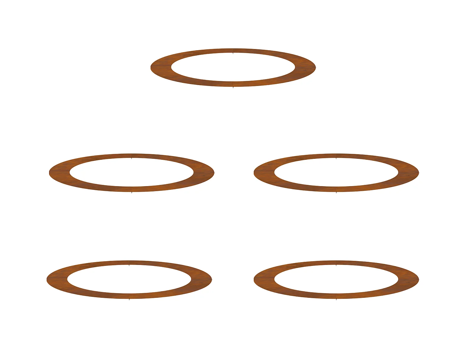 Fioriera in acciaio Corten Fioriere grandi in acciaio Corten