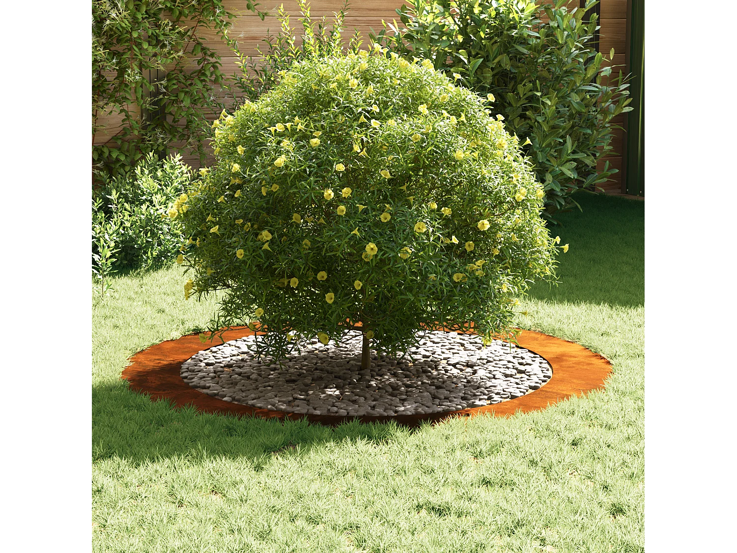 Jardinière en Acier Corten Acier corten Grand Jardinières