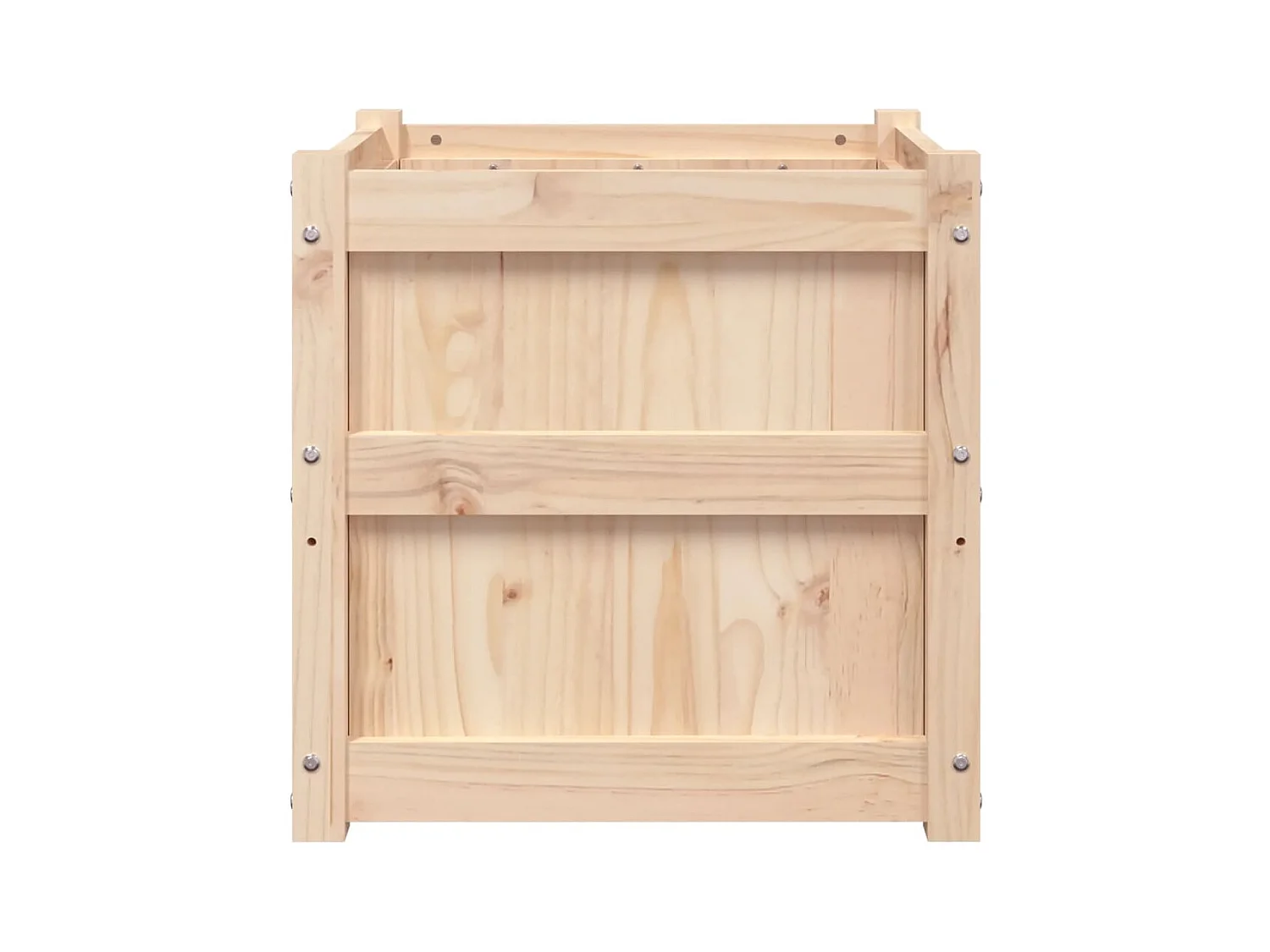 Jardinière 50x50x50 cm bois de pin massif