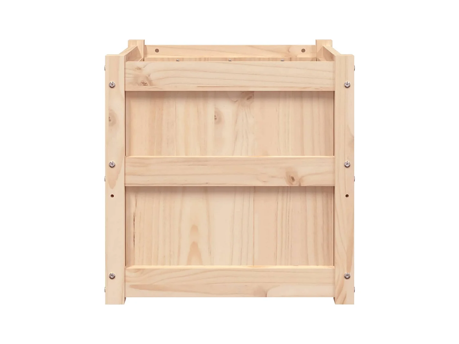 Jardinière 50x50x50 cm bois de pin massif