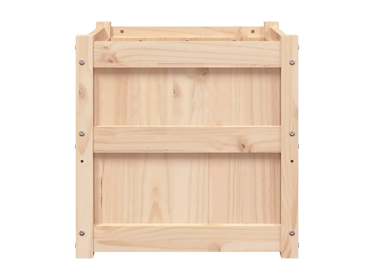 Jardinière 50x50x50 cm bois de pin massif