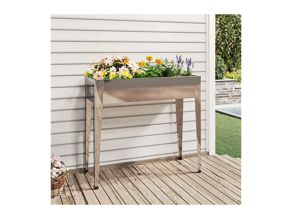 Fioriera 100,5x40,5x90 cm Acciaio zincato