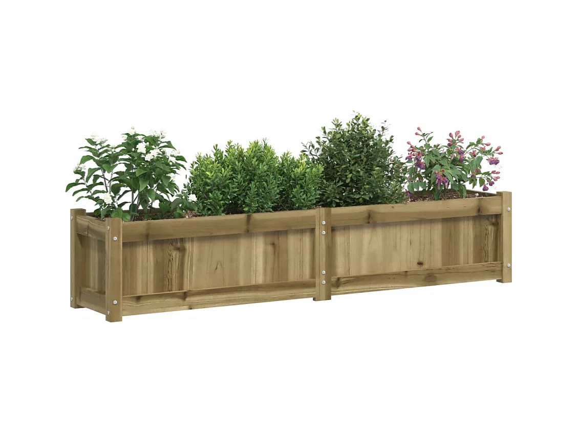 Jardinières 2 pcs bois de pin imprégné