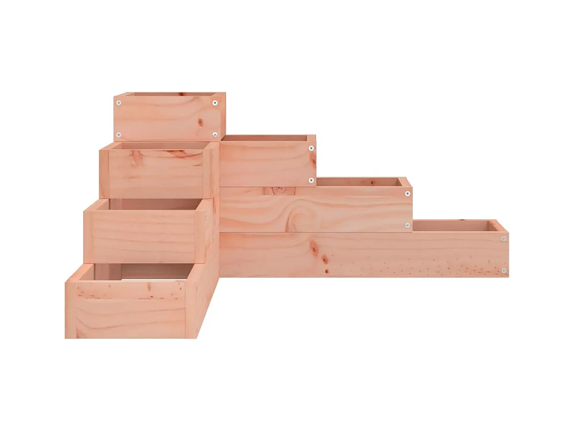 Jardinière 4 niveaux 80,5x79x36 cm bois de douglas massif