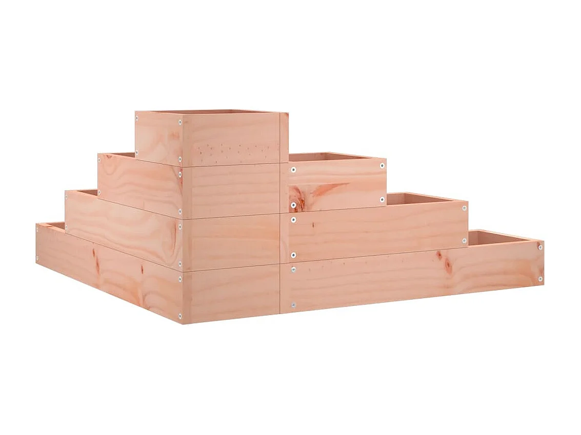 Jardinière 4 niveaux 80,5x79x36 cm bois de douglas massif