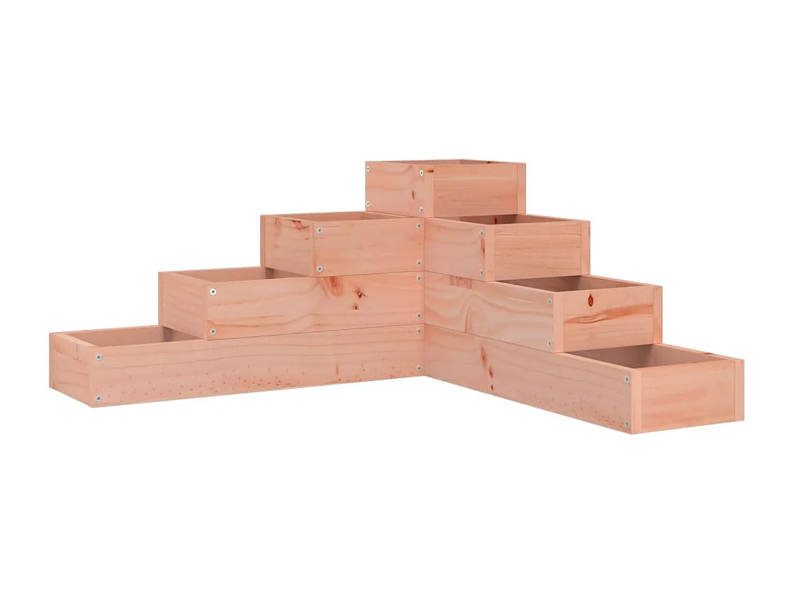 Jardinière 4 niveaux 80,5x79x36 cm bois de douglas massif