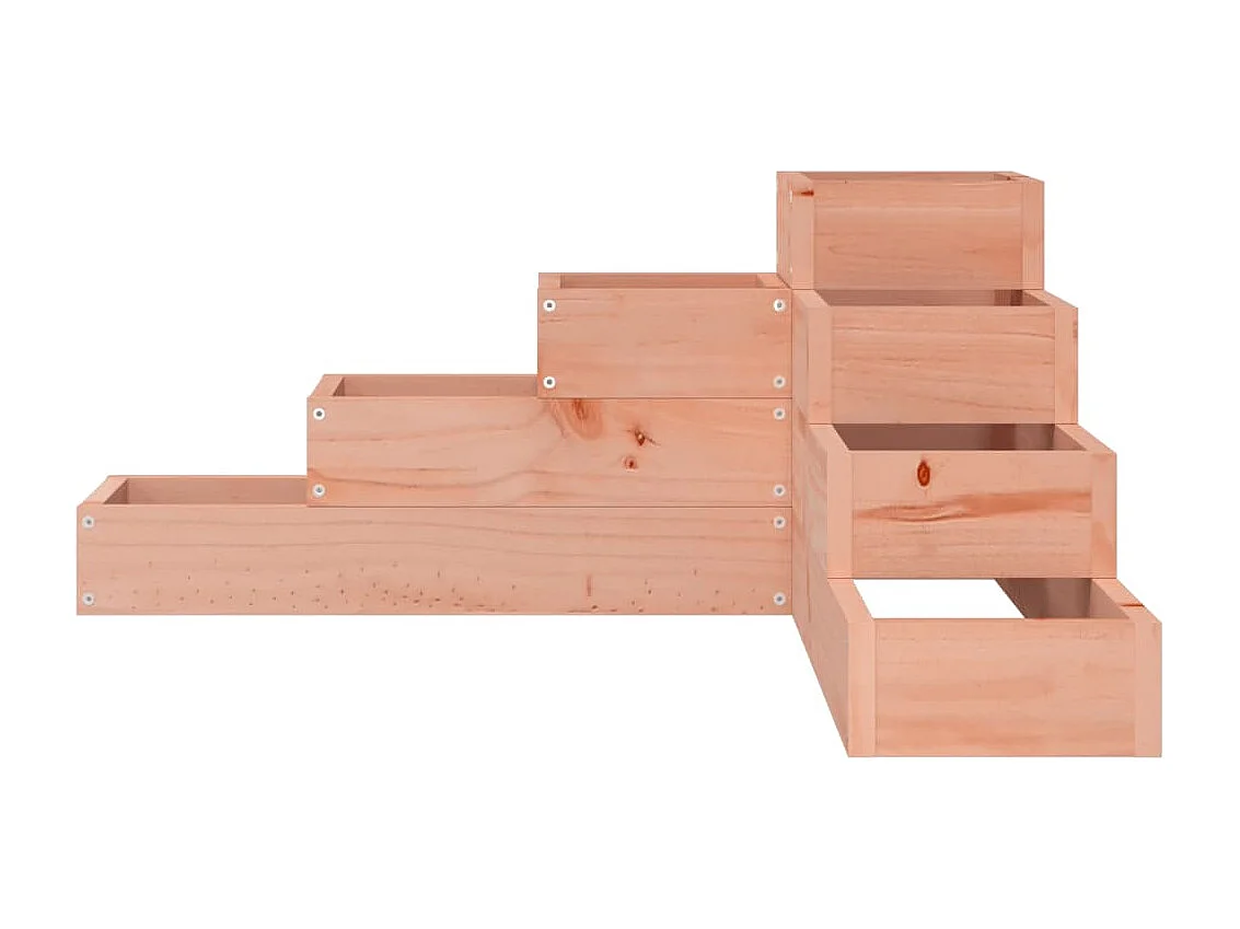 Jardinière 4 niveaux 80,5x79x36 cm bois de douglas massif