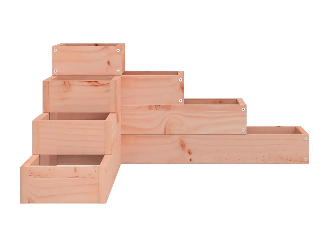 Jardinière 4 niveaux 80,5x79x36 cm bois de douglas massif
