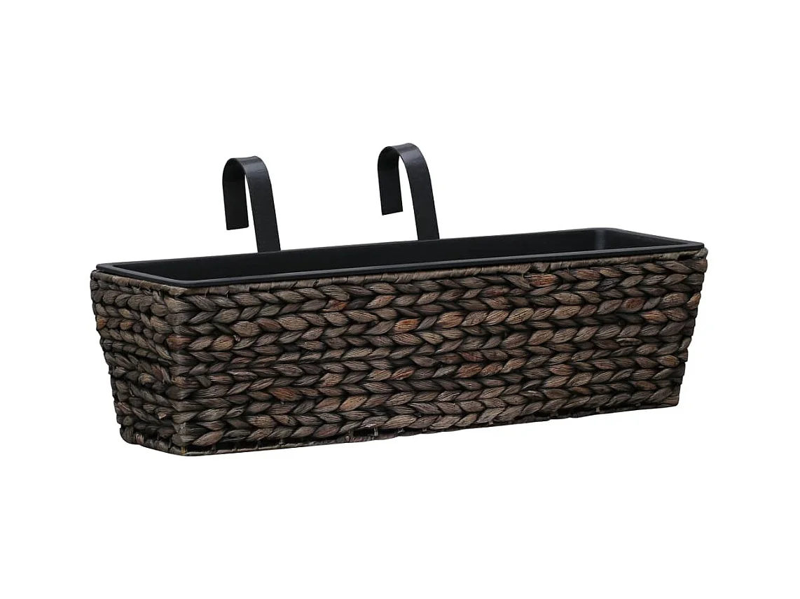 Jardinières 2 pcs Jacinthe d'eau Marron