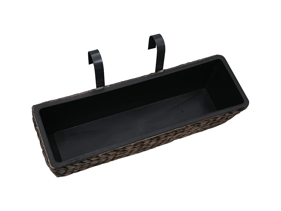 Jardinières 2 pcs Jacinthe d'eau Marron