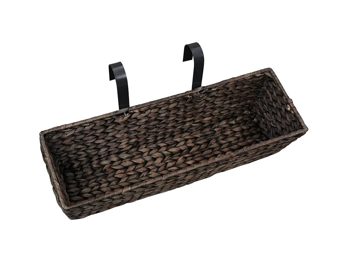 Jardinières 2 pcs Jacinthe d'eau Marron