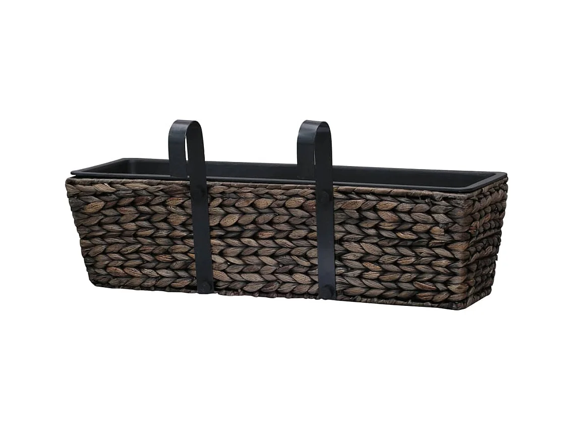 Jardinières 2 pcs Jacinthe d'eau Marron