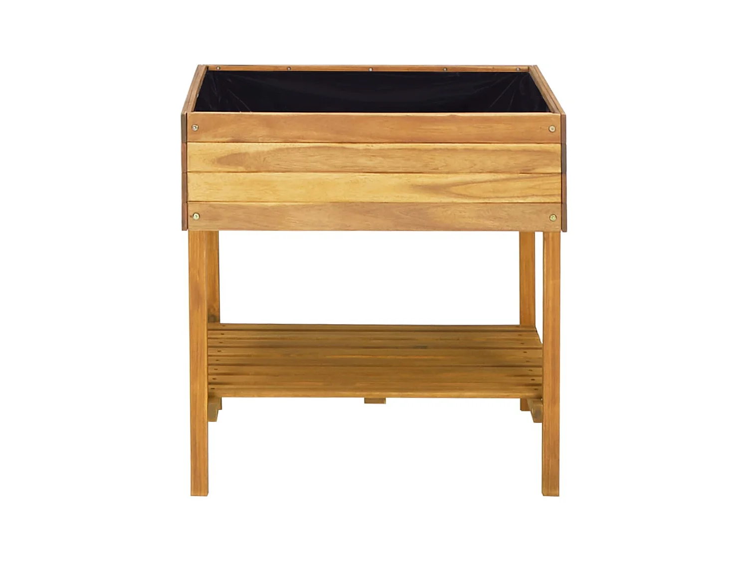 Jardinière surélevée 78,5x58,5x78,5 cm Bois massif d'acacia