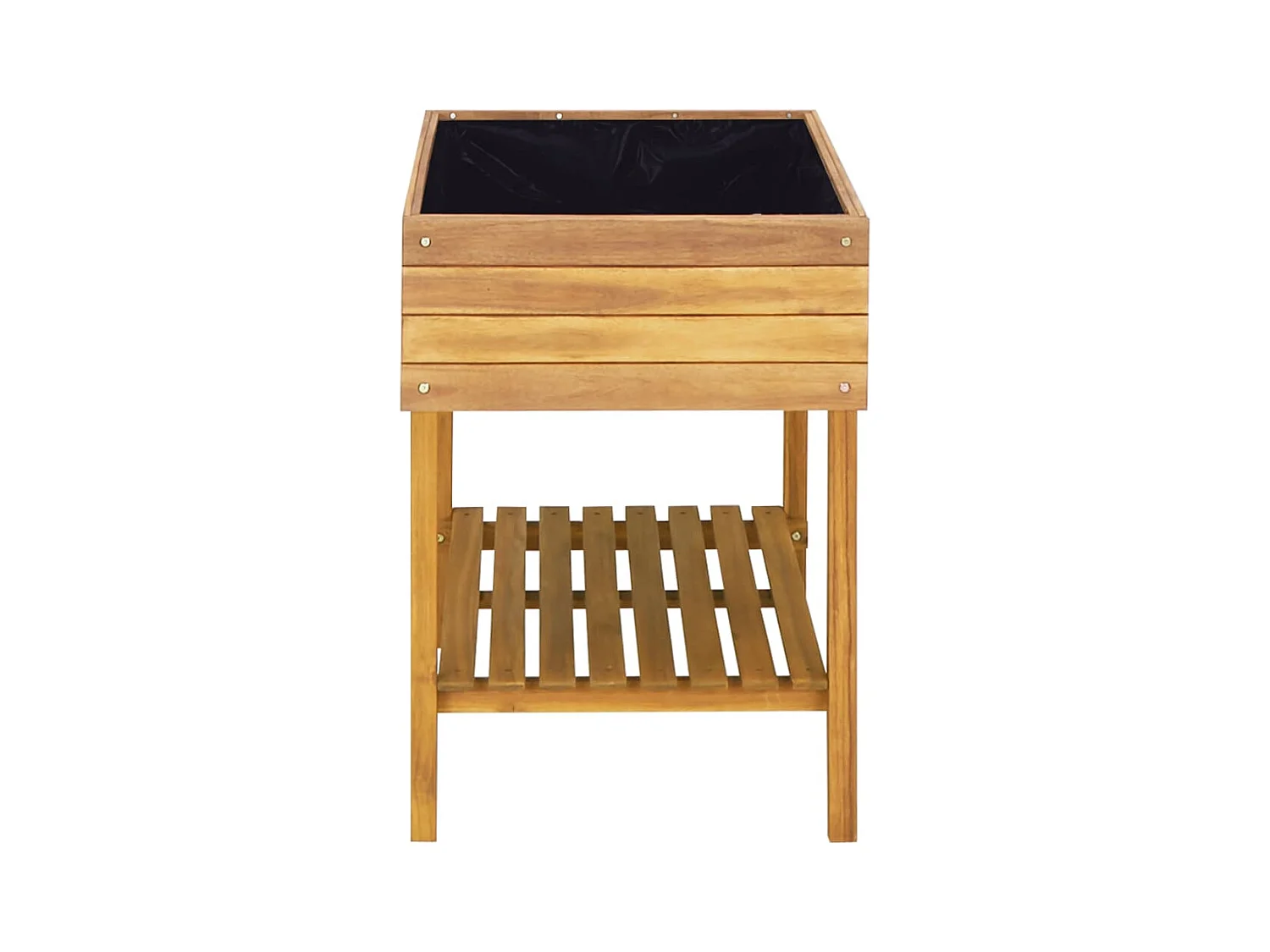 Jardinière surélevée 78,5x58,5x78,5 cm Bois massif d'acacia