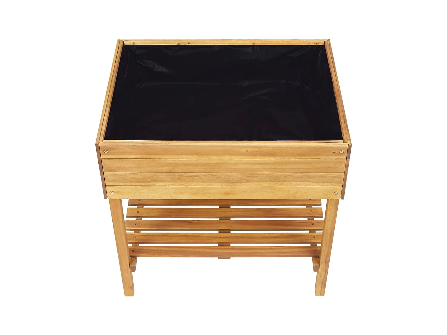 Jardinière surélevée 78,5x58,5x78,5 cm Bois massif d'acacia